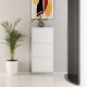 HANAH HOME Cipelarnik Metal, bela - EP3056532