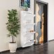 HANAH HOME Cipelarnik Metal, bela - EP3056538