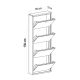 HANAH HOME Cipelarnik Locking Metal, antracit - EP3056556