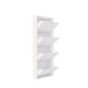 HANAH HOME Cipelarnik Locking Metal, bela - EP3056559