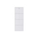 HANAH HOME Cipelarnik Locking Metal, bela - EP3056559