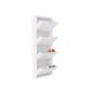 HANAH HOME Cipelarnik Locking Metal, bela - EP3056559