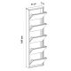 HANAH HOME Cipelarnik Locking Metal, bela - EP3056565