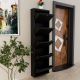 HANAH HOME Cipelarnik Locking Metal, crna - EP3056568