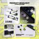 FANTECH Tastatura Mehanicka Gaming MK878S RGB Atom 104S Mori bela (taro switch) - EP3233392