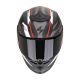 SCORPION Exo-r1 evo carbon air runner matt black-red kaciga - 15SCO11050624