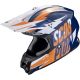 SCORPION Vx-16 evo air slanter blue-orange kaciga - 15SCO146431204