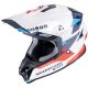 SCORPION Vx-16 evo air rod white-red-blue kaciga - 15SCO146473125