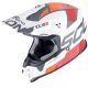 SCORPION Vx-16 evo air analog white-orange kaciga - 15SCO146475331