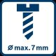 BOSCH FlexiClick ekscentar nastavak GFA 12-E za GSR 12V-15 FC - 1600A00F5L