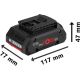 BOSCH Akumulator - baterija PROCORE 18V 4,0Ah - 1600A016GB