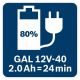 BOSCH set akumulatora 2x GBA 12V 2.0Ah + 1x punjač GAL 12V-40 - (1600A019R8) - 1600A019R8