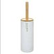FIVE Četka za WC šolju sa držačem 38x10.5cm Lea, bambus/bela - 160940