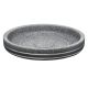 FIVE Posuda za sapun 12x2cm Silv, siva - 160957