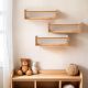 HANAH HOME Set zidnih polica BLTYZ-AKTV040 3/1, braon - EP3056577