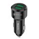 YESIDO Punjač za automobil sa dva usb porta qc 3.0 z 12v/24v - 1610Y26