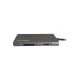LC POWER LC-HUB-C-MULTI-5 USB Type C HUB card reader, charging, RJ45, HDMI anthracite/black - 161502