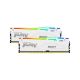 KINGSTON DIMM DDR5, 64GB (2x32), 5.600MHz, FURY Beast White RGB XMP (KF556C40BWAK2-64) - 162076