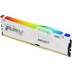 KINGSTON DIMM DDR5, 16GB, 5.200MHz, FURY Beast White RGB XMP (KF552C40BWA-16) - 162078
