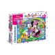 CLEMENTONI Puzzle maxi Minnie Happy helpers - 104 dela - 162901