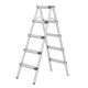 SuperStep Stepenaste Merdevine 2x5 Podest 121cm - 1629-1