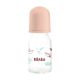 BEABA Staklena flašica 110ml  Origami, puder roze - 911610