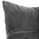 ATMOSPHERA Dekorativni jastuk Dolce 40x40cm velur poliester siva - 163911L