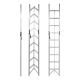 SuperStep Sklapajuće Alu Merdevine 9 Gazišta 299cm - 1639-1