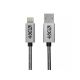 NEXT ONE USB-A na Lightning Metallic Cable siva, 1m - 165200