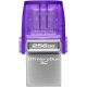 KINGSTON USB flash memorija 256GB DataTraveler MicroDuo 3C DTDUO3CG3, ljubičasta - USB01262