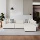 ATELIER DEL SOFA Ugaona garnitura Frida 4, krem - 165THN1101