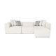 ATELIER DEL SOFA Ugaona garnitura Frida 4, krem - 165THN1101