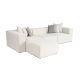 ATELIER DEL SOFA Ugaona garnitura Frida 4, krem - 165THN1101