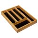 FIVE Držač pribora za jelo 25x34x4.5cm, bambus/crna - 167748