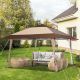 Gazebo paviljon sa mehanizmom 390x390cm Bež - 1679-1
