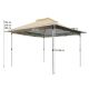 Gazebo paviljon sa mehanizmom 350x350cm Braon - 1680-1