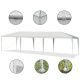 Paviljon za zabave 9x3m Beli bez stranica - 1682-1-1