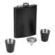 Castelli Set pljoska, 2 čašice i levak Decant 8, Inox 304, 230ml, Crna - EP3246739