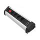 LOGILINK Produžni kabl 4 mesta, 2 USB, prekidač, stalak, 1.5m, aluminium (4798) - 171294