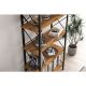 HANAH HOME Polica za knjige Nero Elit, braon/crna - 171742