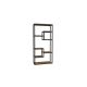 HANAH HOME Polica za knjige Emina Walnut - 171749