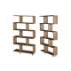 HANAH HOME Polica za knjige Nilufer Walnut - 171755