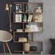HANAH HOME Polica za knjige Nilufer Walnut - 171755