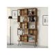 HANAH HOME Polica za knjige Extra Walnut - 171764