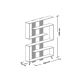 HANAH HOME Polica za knjige Rain White Walnut - 171771