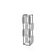 HANAH HOME Polica za knjige Prada Black White - 171773