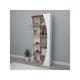 HANAH HOME Polica Selge, braon/bela - 171802