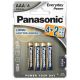 PANASONIC Baterije LR03EPS/6BP-AAA alkaline Everyday 6/1 - 85006