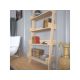 HANAH HOME Polica za knjige Only Light Oak - 171941