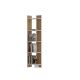 HANAH HOME Polica za knjige Als Teak White - 171968